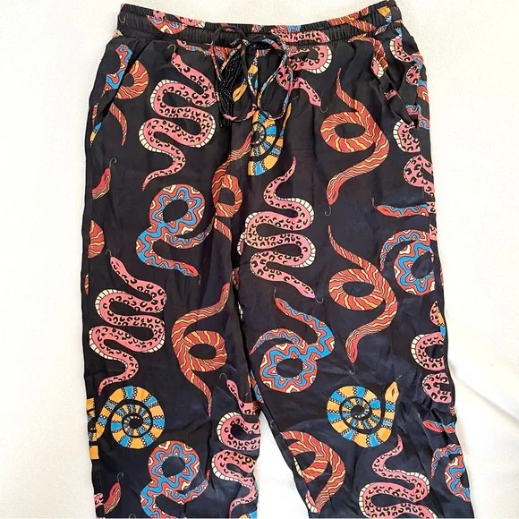 FARM Rio Multicolor Snake Print Pants - Picture 5 of 11